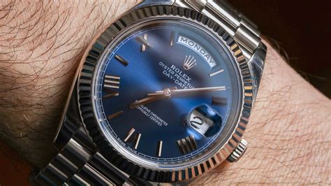 rolex presidential light blue|kennedy Rolex day date 40.